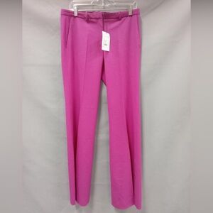 Theory Demetria Pants; Vivid Fuschia. Size 8. NWT